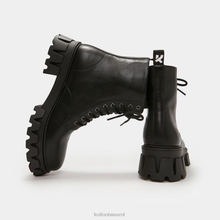 KOI footwear NL - zwart Heren KOI footwear gedempte schaduw veterlaarzen 4T600188