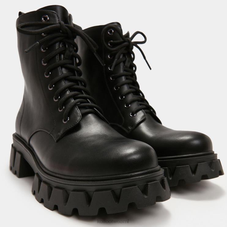 KOI footwear NL - zwart Heren KOI footwear gedempte schaduw veterlaarzen 4T600188