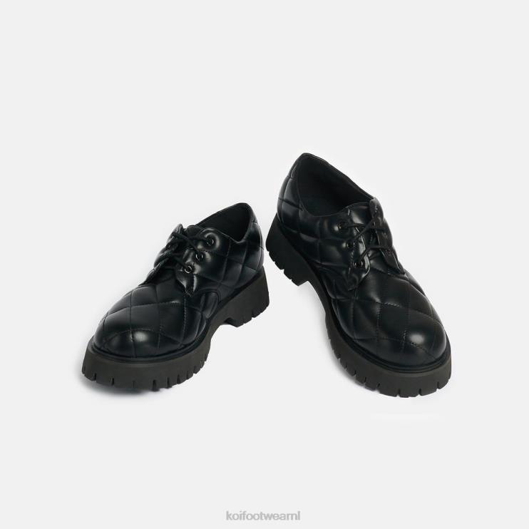 KOI footwear NL - zwart Heren KOI footwear de knusse, doorgestikte schoenen met grotvoering 4T600198