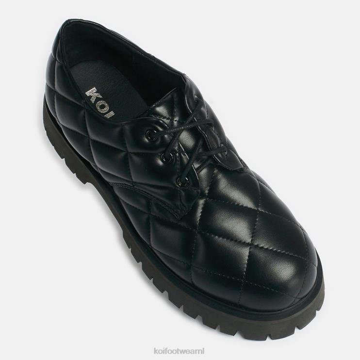 KOI footwear NL - zwart Heren KOI footwear de knusse, doorgestikte schoenen met grotvoering 4T600198