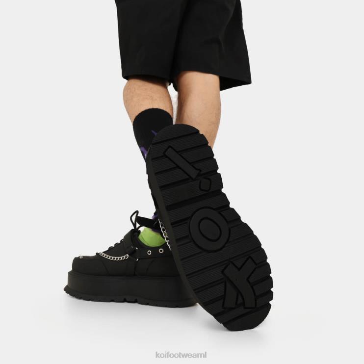 KOI footwear NL - zwart Heren KOI footwear retrograde rebel platformschoenen 4T600202