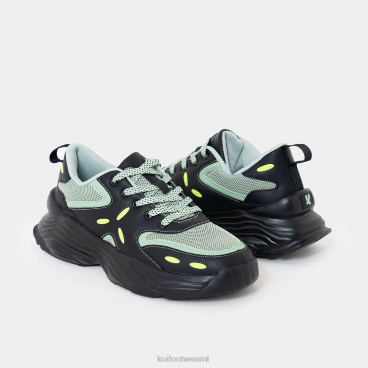 KOI footwear NL - groente Heren KOI footwear Acre cities dikke sneakers 4T600210