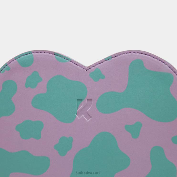 KOI footwear Nederland - paars vrouwen KOI footwear funky stad tas met lila koeienprint 4T600171
