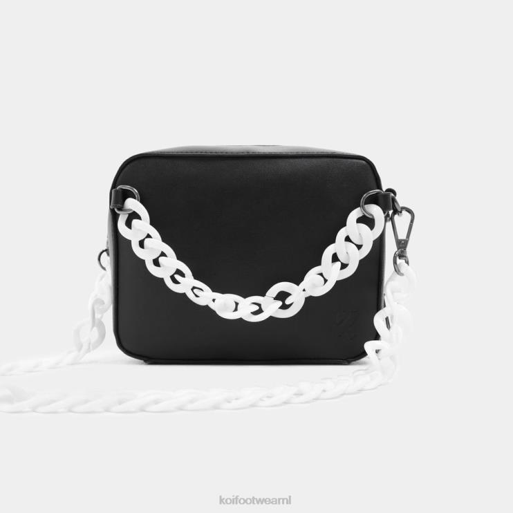 KOI footwear Nederland - zwart vrouwen KOI footwear monochrome kettingreactie crossbodytas 4T600173