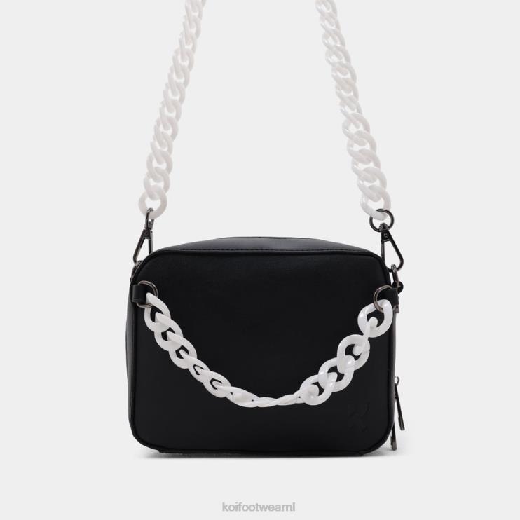 KOI footwear Nederland - zwart vrouwen KOI footwear monochrome kettingreactie crossbodytas 4T600173
