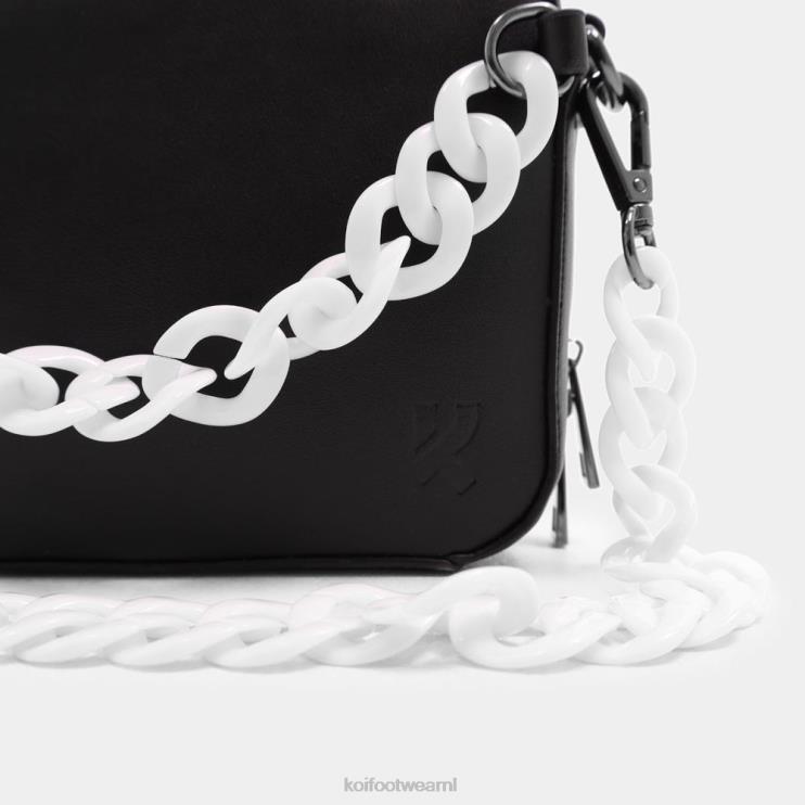 KOI footwear Nederland - zwart vrouwen KOI footwear monochrome kettingreactie crossbodytas 4T600173