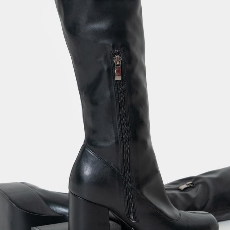KOI footwear Nederland - zwart vrouwen KOI footwear rusteloze lange laarzen met platformplatform 4T60069