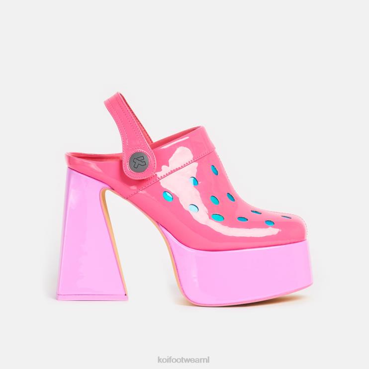KOI footwear Nederland - roze vrouwen KOI footwear suikerspinpoeder buitenaardse hakken 4T60037