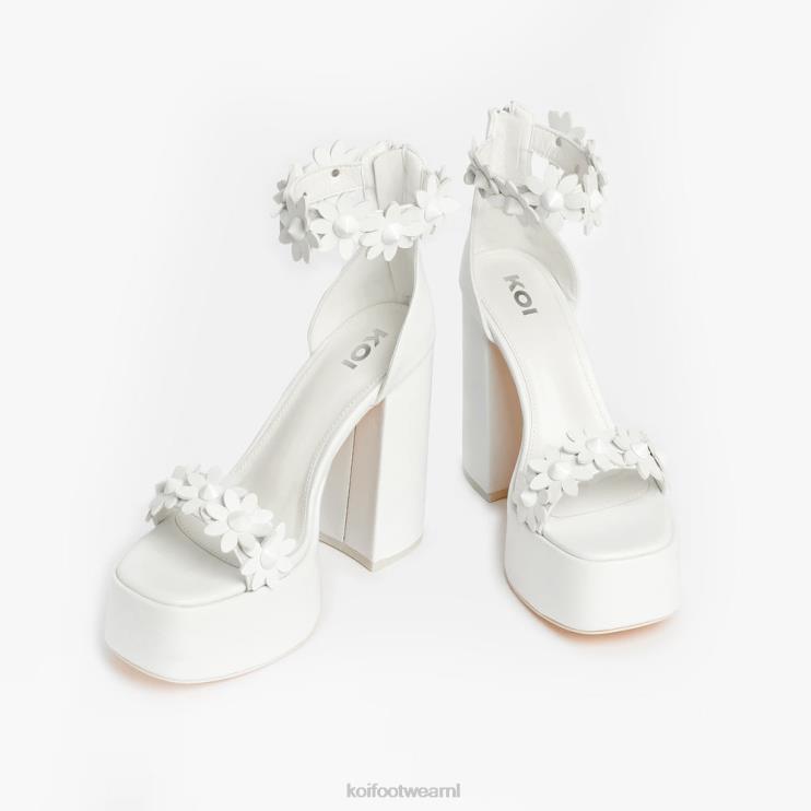 KOI footwear Nederland - wit vrouwen KOI footwear een geheim sneeuwklokje-arrangement hakken 4T60049