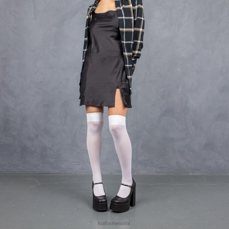 KOI footwear Nederland - zwart vrouwen KOI footwear donkerbloom platformhakken 4T60045