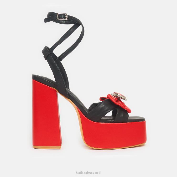 KOI footwear Nederland - zwart vrouwen KOI footwear toegewijde prinses platform hakken 4T60039