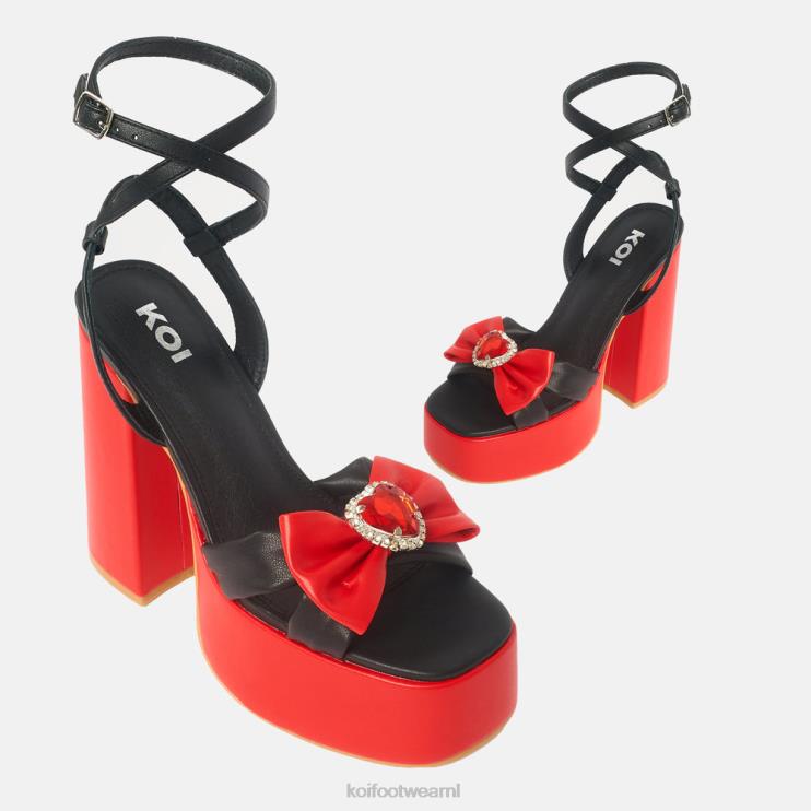 KOI footwear Nederland - zwart vrouwen KOI footwear toegewijde prinses platform hakken 4T60039