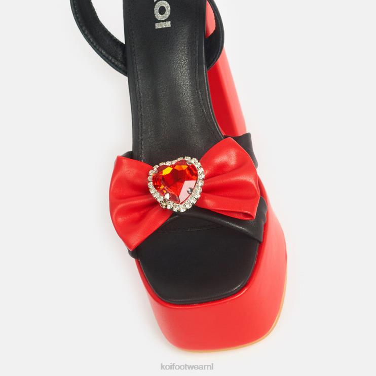 KOI footwear Nederland - zwart vrouwen KOI footwear toegewijde prinses platform hakken 4T60039