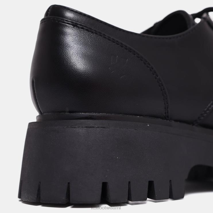 KOI footwear Nederland - zwart vrouwen KOI footwear loafers met wilgen ruches 4T60047