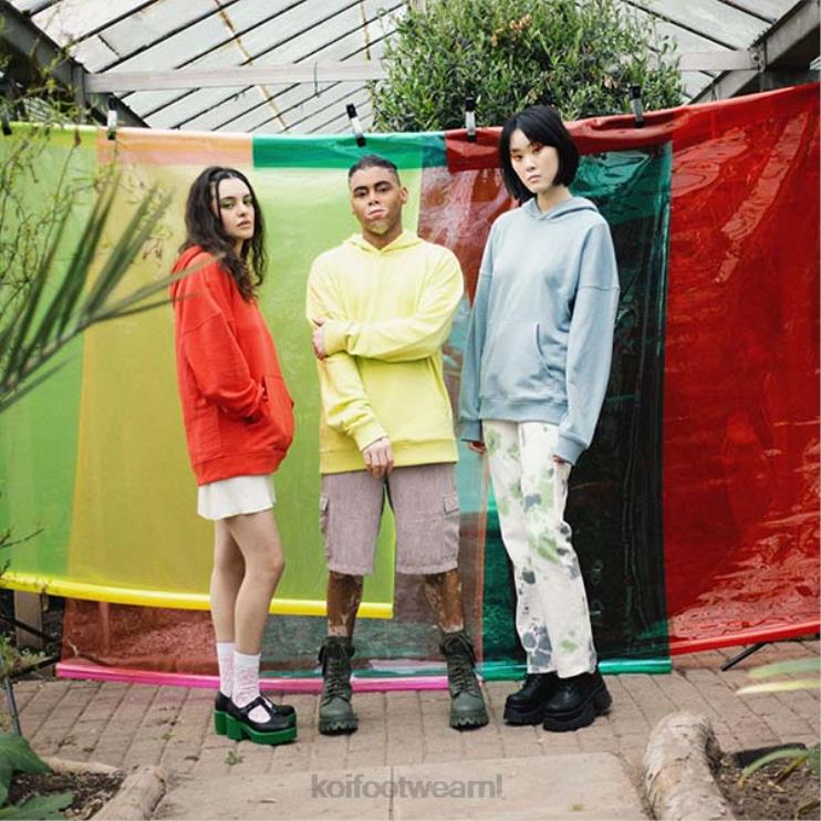 KOI footwear NL - groente vrouwen KOI footwear Oversized hoodie van ingelegd slijm 4T600164