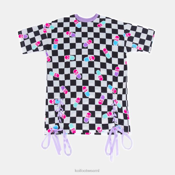 KOI footwear NL - multi vrouwen KOI footwear Yami t-shirtjurk 4T600162