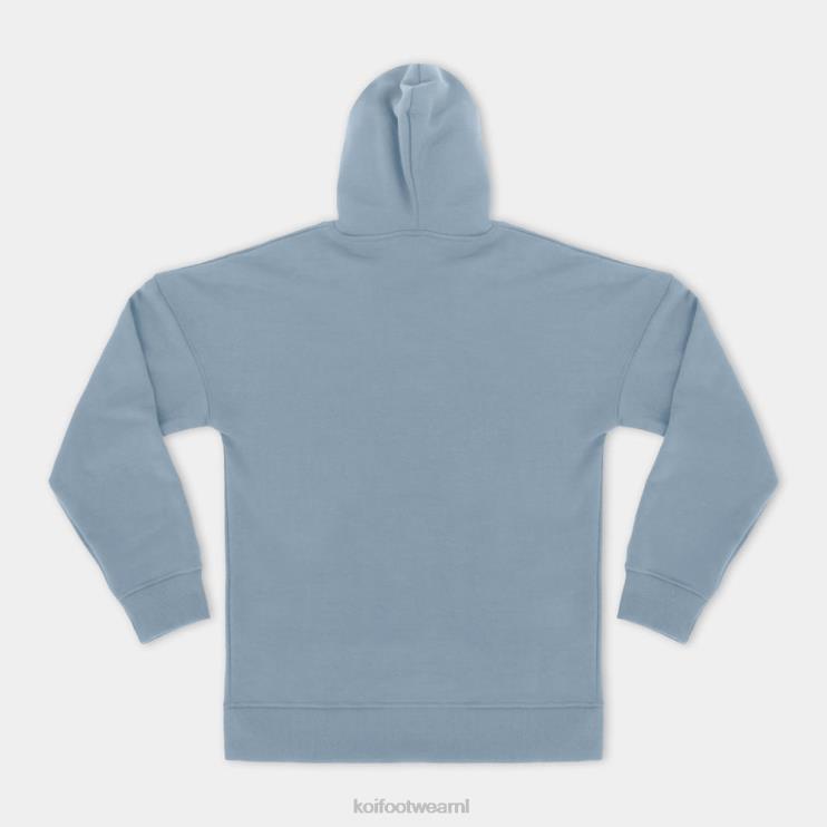 KOI footwear Nederland - blauw vrouwen KOI footwear Oversized hoodie met walvisbes 4T600165