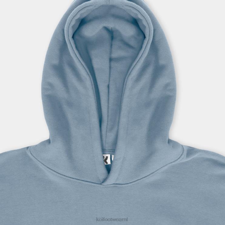 KOI footwear Nederland - blauw vrouwen KOI footwear Oversized hoodie met walvisbes 4T600165
