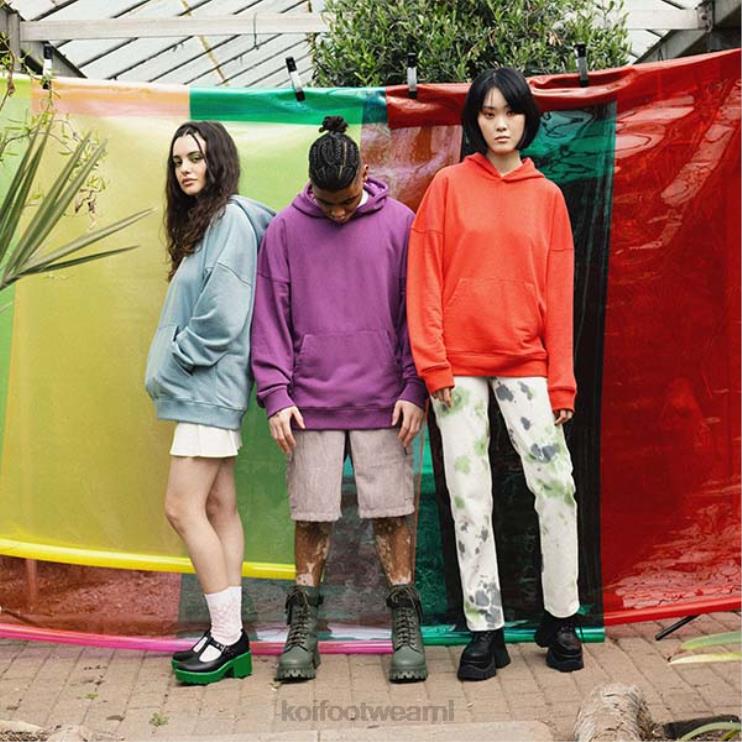 KOI footwear Nederland - paars vrouwen KOI footwear Oversized hoodie met orchideeuitbarsting 4T600163