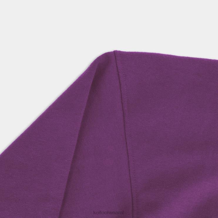 KOI footwear Nederland - paars vrouwen KOI footwear Oversized hoodie met orchideeuitbarsting 4T600163