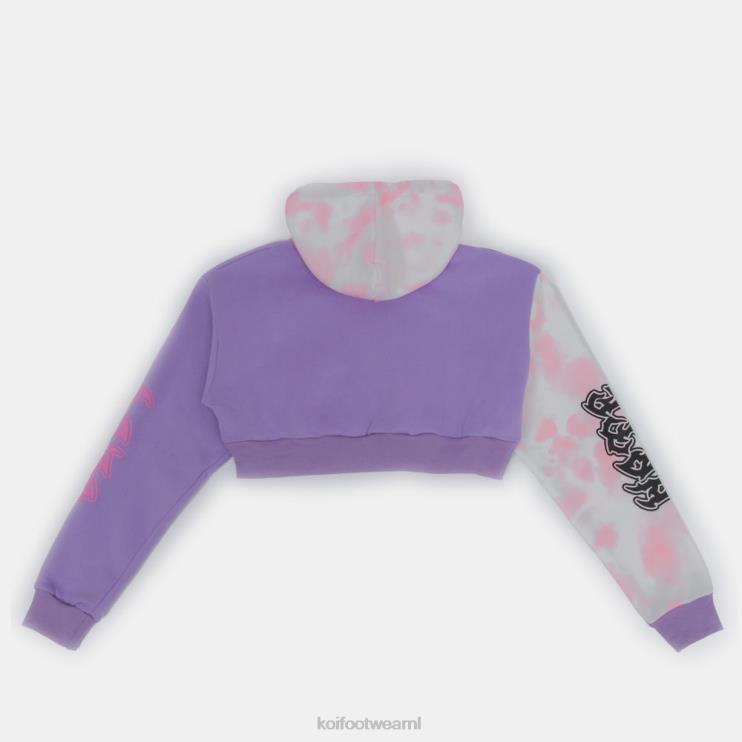 KOI footwear Nederland - paars vrouwen KOI footwear Yami cropped hoodie 4T600157