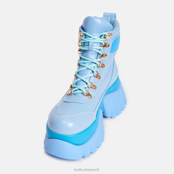 KOI footwear NL - blauw vrouwen KOI footwear crybaby vilun platformlaarzen 4T600106