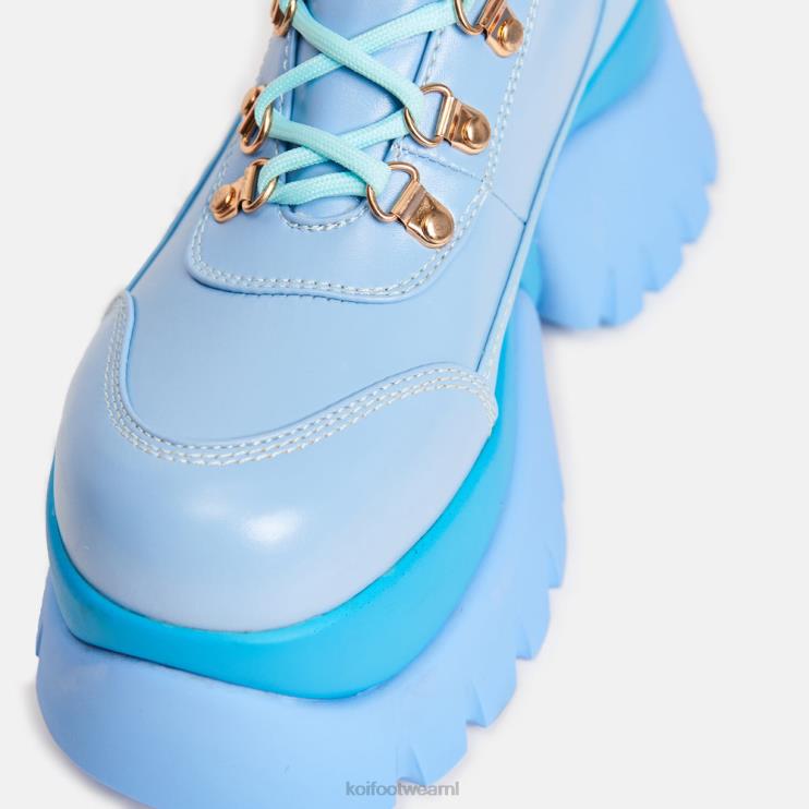 KOI footwear NL - blauw vrouwen KOI footwear crybaby vilun platformlaarzen 4T600106