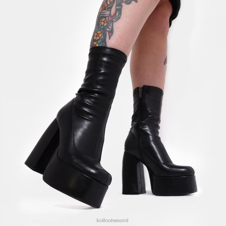 KOI footwear NL - zwart vrouwen KOI footwear akiba sokplatformhakken 4T600152