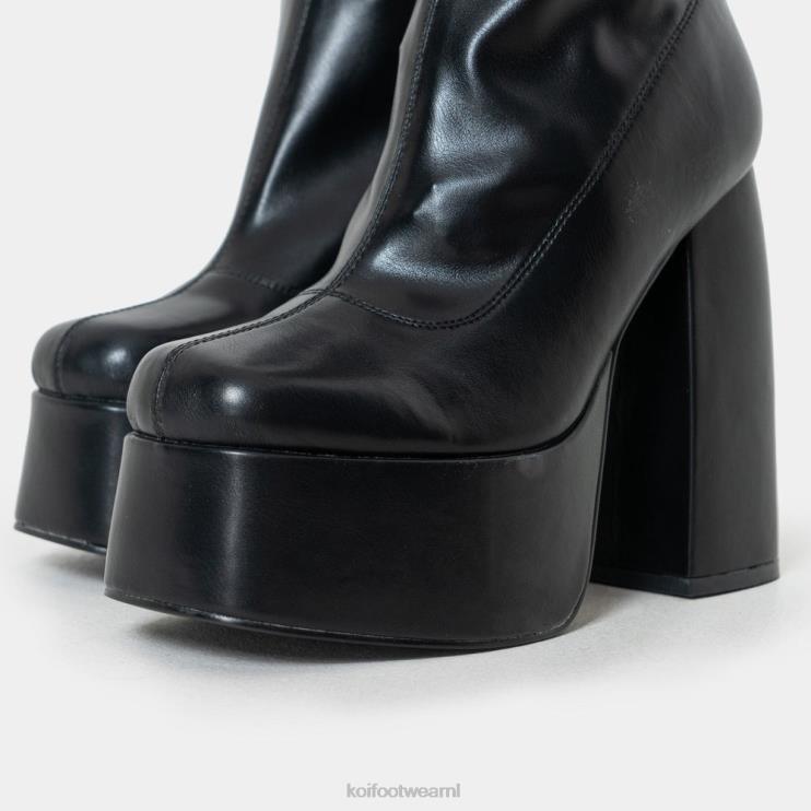 KOI footwear NL - zwart vrouwen KOI footwear akiba sokplatformhakken 4T600152