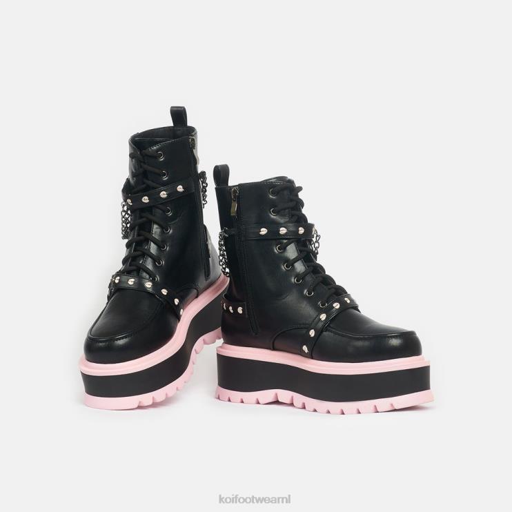 KOI footwear NL - zwart vrouwen KOI footwear mooie tragedie platformlaarzen 4T60086
