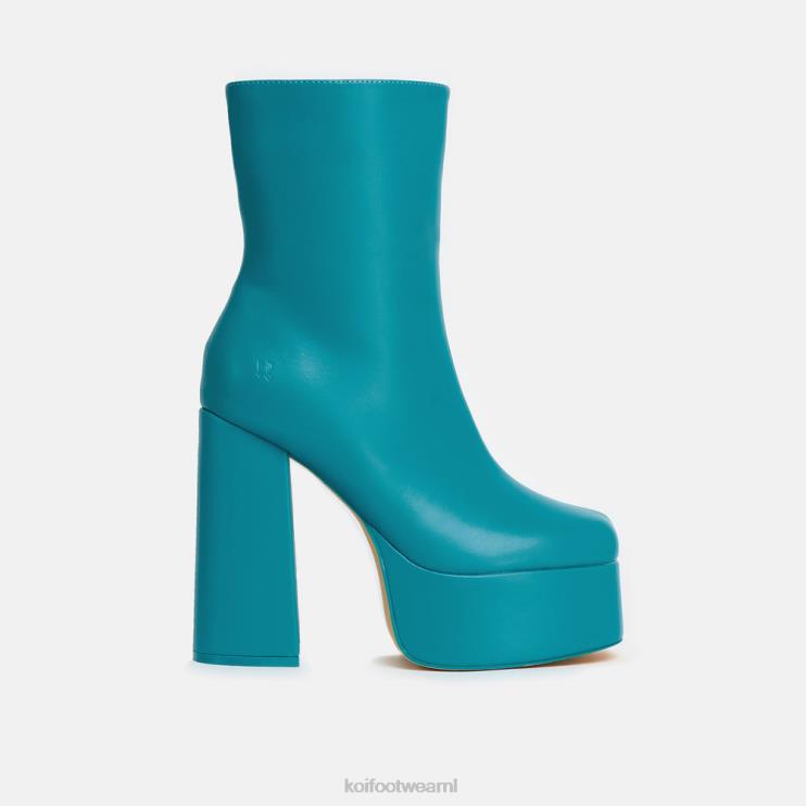 KOI footwear Nederland - blauw vrouwen KOI footwear Lexus stalen platformlaarzen met hak 4T60071