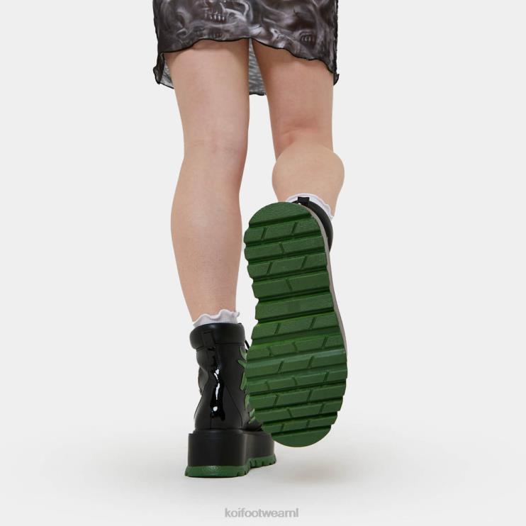 KOI footwear Nederland - zwart vrouwen KOI footwear cha cha cha hologram vlamlaarzen 4T60075