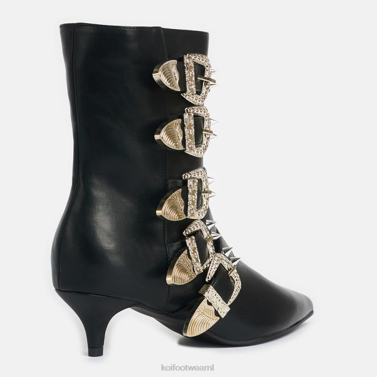 KOI footwear Nederland - zwart vrouwen KOI footwear laarzen met verraderzone-spijkers 4T60087