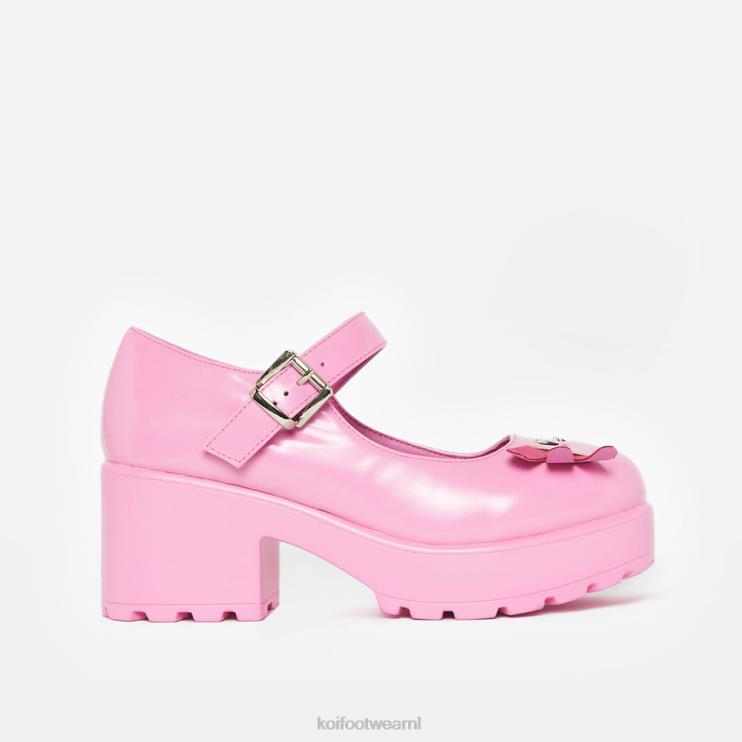 KOI footwear Nederland - roze vrouwen KOI footwear tira mary janes 'azteekse axolotl editie' 4T60023