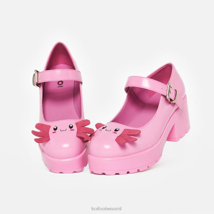 KOI footwear Nederland - roze vrouwen KOI footwear tira mary janes \'azteekse axolotl editie\' 4T60023