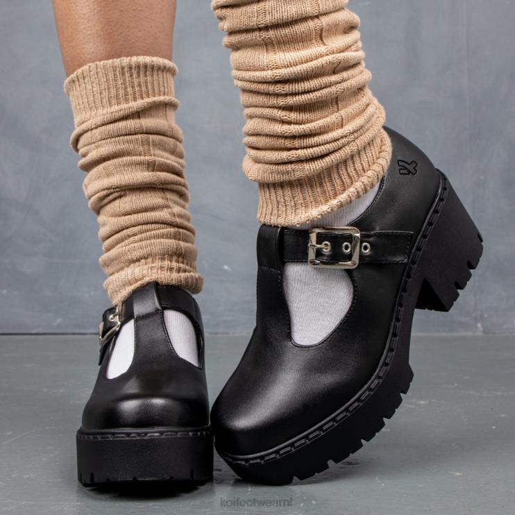KOI footwear Nederland - zwart vrouwen KOI footwear Kazuki-schakelaar Mary Janes 4T6009