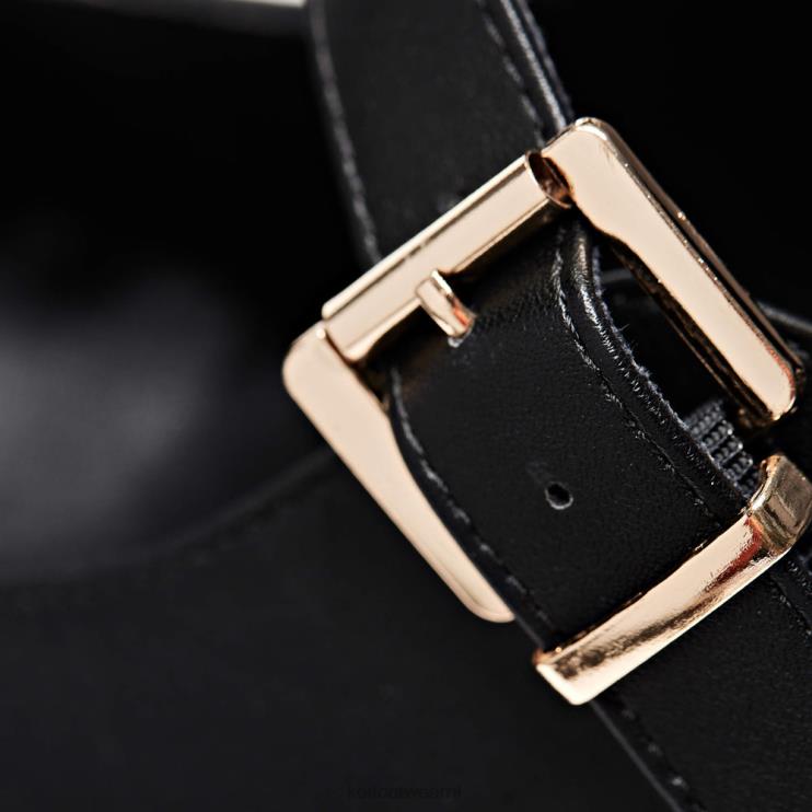 KOI footwear Nederland - zwart vrouwen KOI footwear tira wijde pasvorm mary janes \'kunstleer editie\' 4T60025