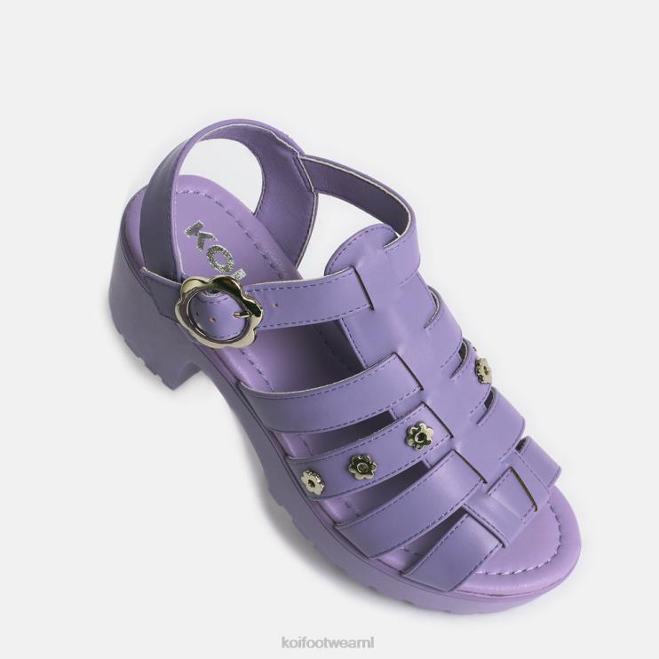 KOI footwear NL - paars vrouwen KOI footwear woestijnparadijs orchideebloemsandalen 4T600126