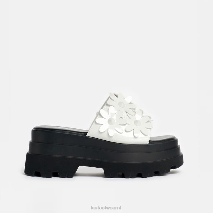 KOI footwear NL - wit vrouwen KOI footwear een geheim sneeuwklokjesarrangement sliders 4T600150