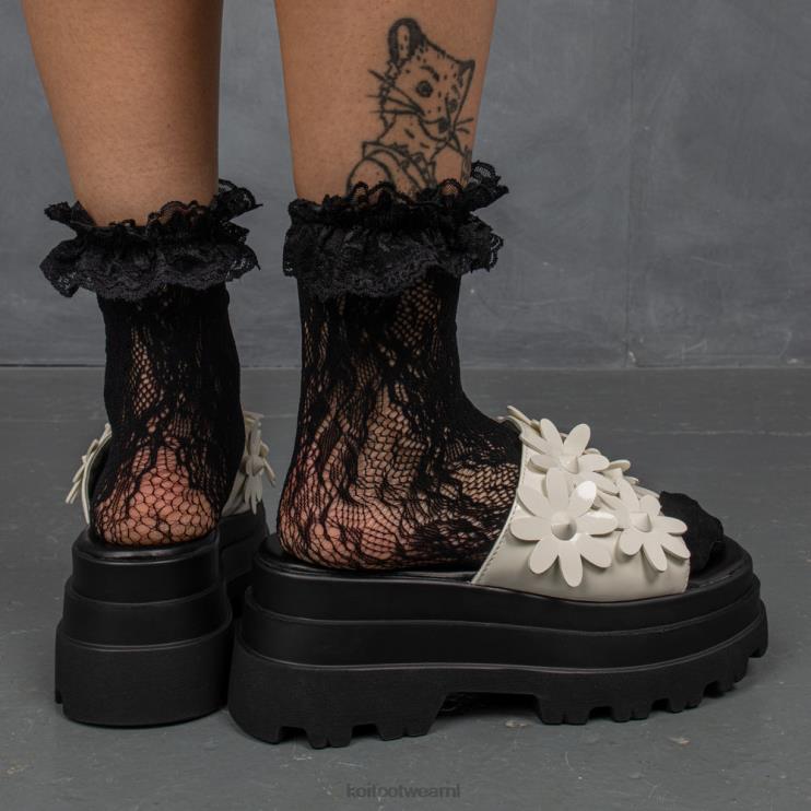 KOI footwear NL - wit vrouwen KOI footwear een geheim sneeuwklokjesarrangement sliders 4T600150