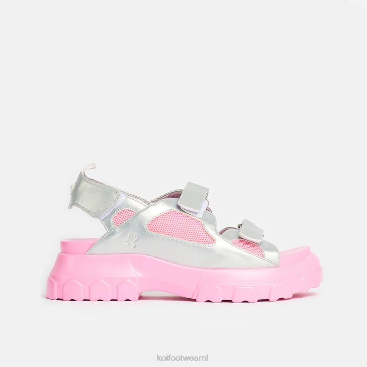 KOI footwear NL - zilver vrouwen KOI footwear Fated Love dikke sandalen 4T600130