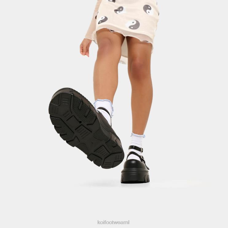 KOI footwear Nederland - zwart vrouwen KOI footwear de hartstamperschoenen van een krijger 4T60055