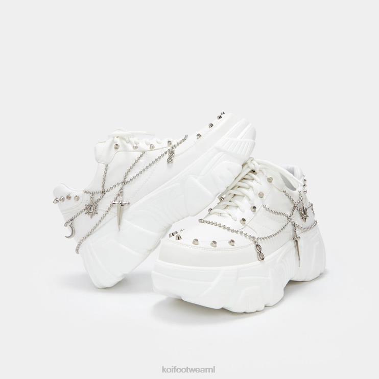 KOI footwear Nederland - wit vrouwen KOI footwear Jinx Mystic Charm-sneakers 4T600123