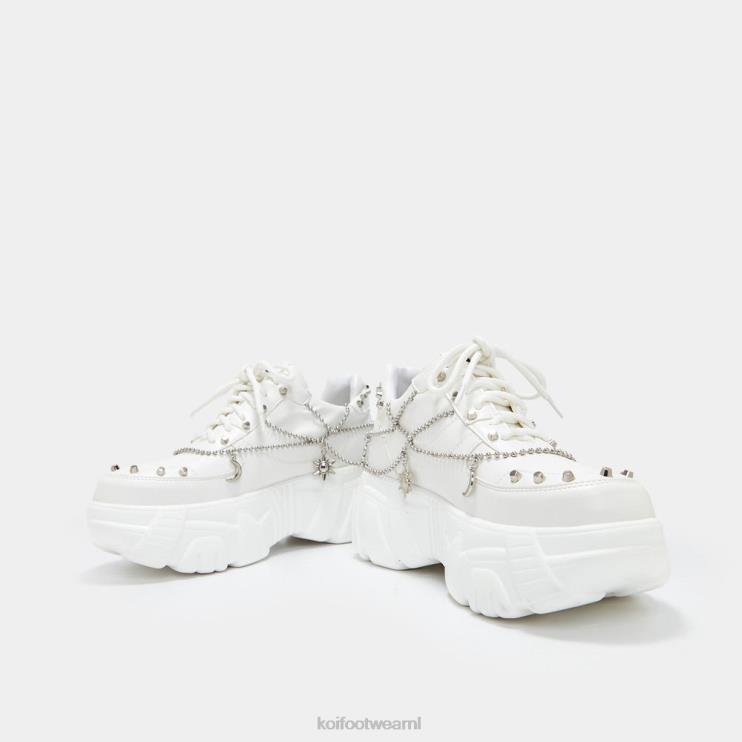 KOI footwear Nederland - wit vrouwen KOI footwear Jinx Mystic Charm-sneakers 4T600123