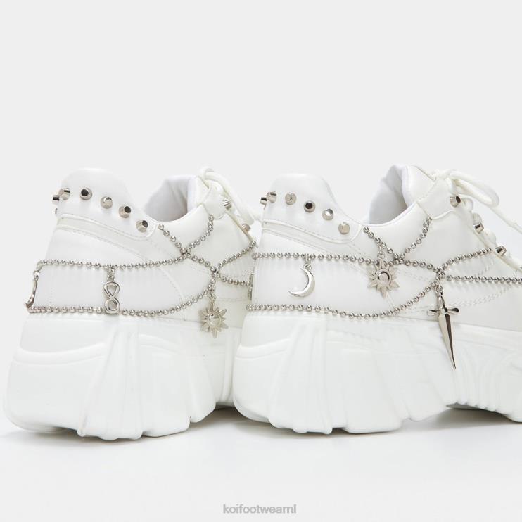 KOI footwear Nederland - wit vrouwen KOI footwear Jinx Mystic Charm-sneakers 4T600123
