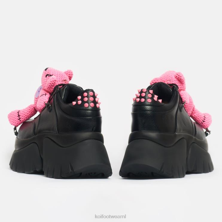 KOI footwear Nederland - zwart vrouwen KOI footwear de sombere vilun-trainers 4T600119