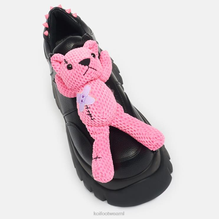 KOI footwear Nederland - zwart vrouwen KOI footwear de sombere vilun-trainers 4T600119